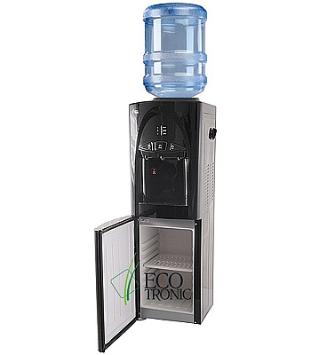 Кулер для воды Ecotronic C4-LS Black со шкафчиком
