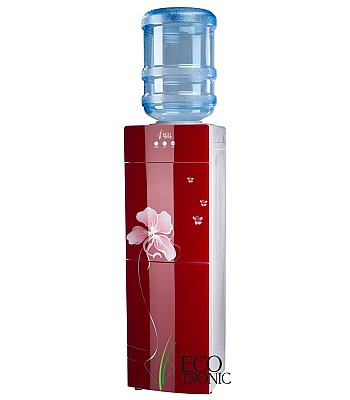 Кулер для воды Ecotronic M21-LCE Red со шкафчиком