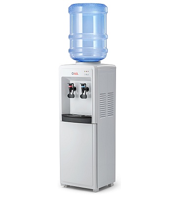 Кулер для воды AEL LD-AEL-718c White-Black со шкафчиком