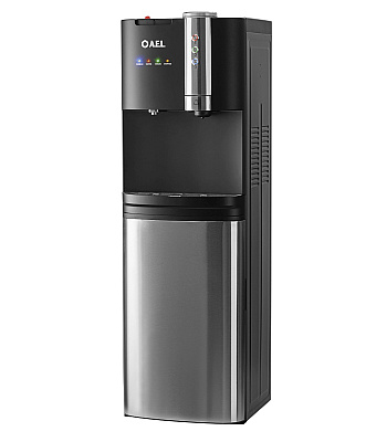 Кулер для воды LC-AEL-2501a Black-SS (с кофемашиной и UV)
