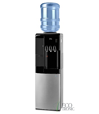 Кулер для воды Ecotronic C7-LF Black-Silver с холодильником