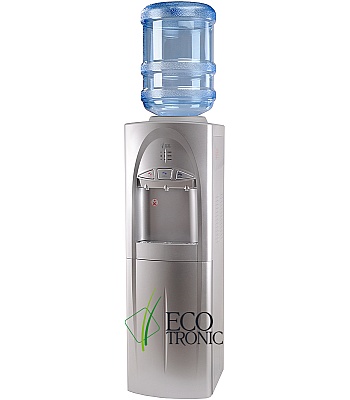 Кулер для воды Ecotronic C4-LCE Silver со шкафчиком